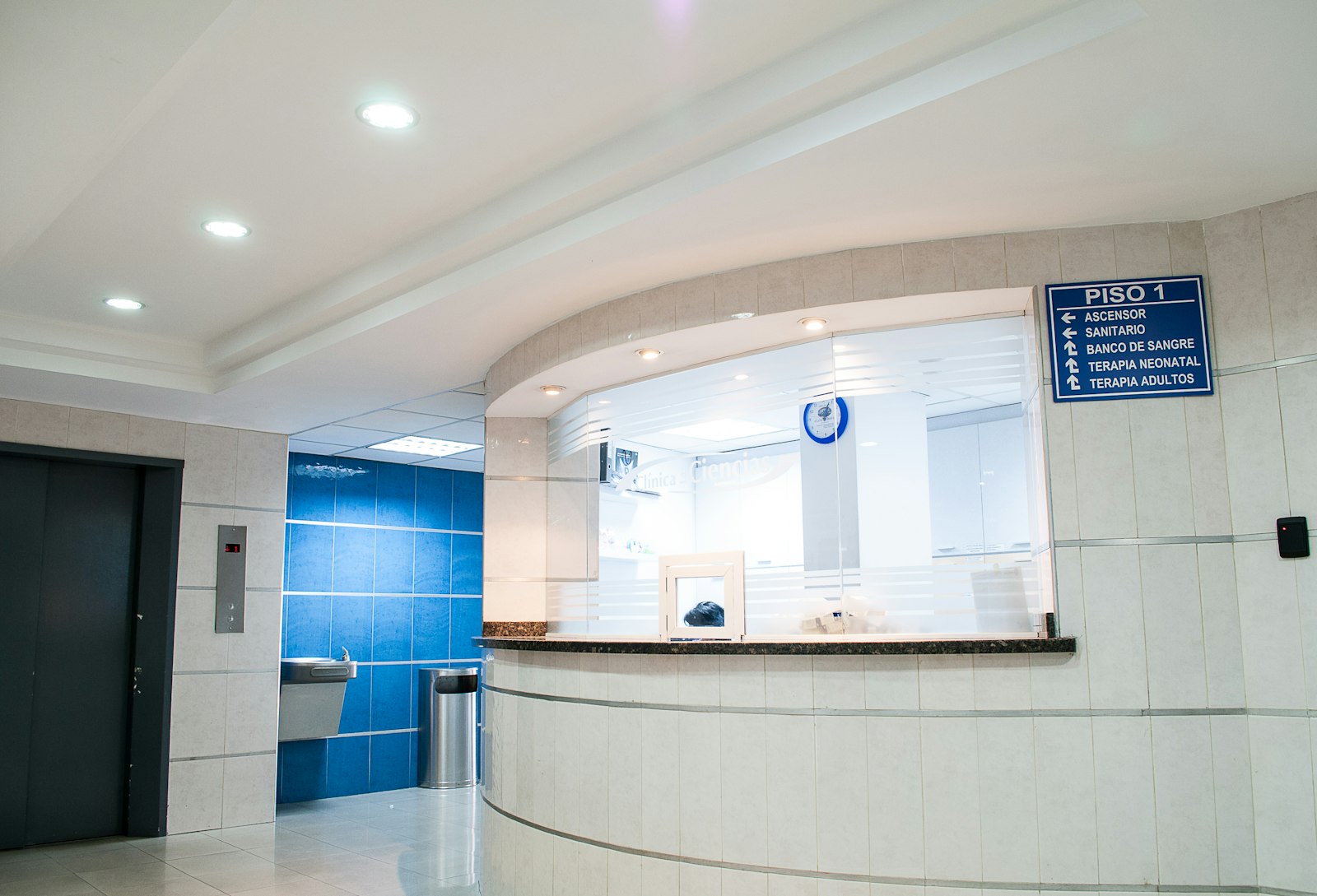Bright medical clinic corridor at Greater Northeast Medical Group